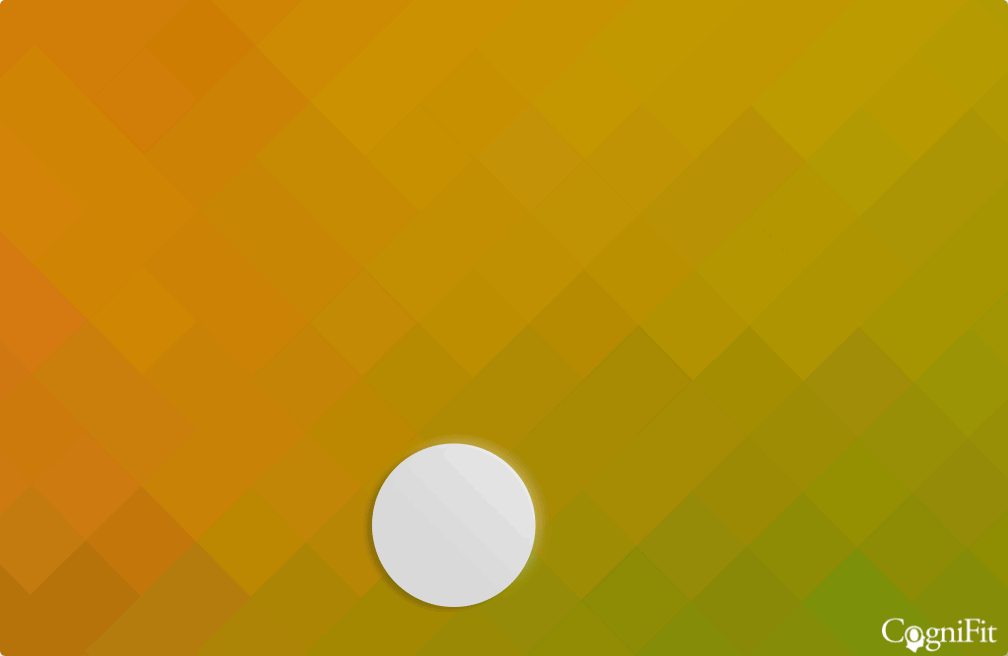 Psychomotor vigilance task: circles to tap as they appear and hexagons to ignore