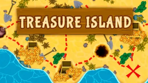 Cover of Treasure Island, a CogniFit brain game