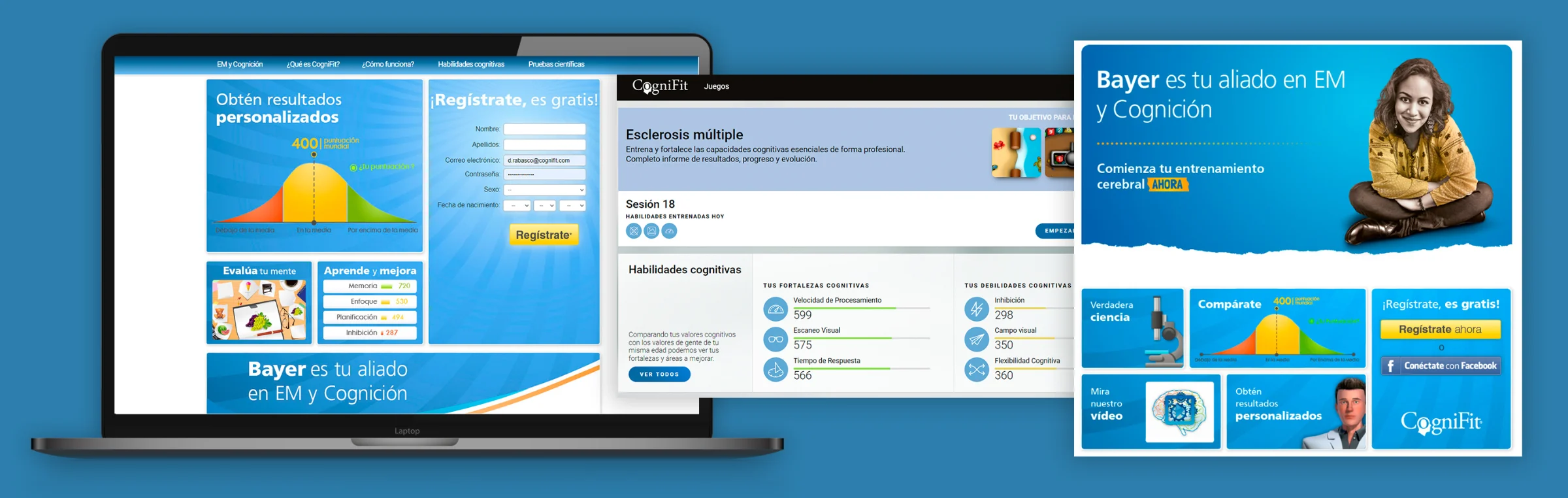 Bayer Spain multiple sclerosis and cognition platform built with CogniFit