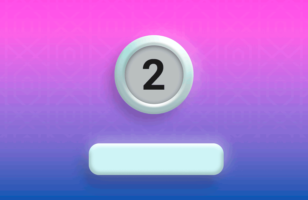 Sustained attention task: numbers appear one by one and the target number must be held back