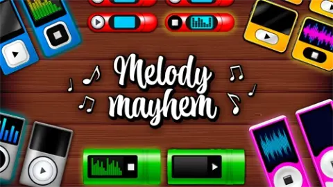 Cover of Melody Mayhem, a CogniFit brain game